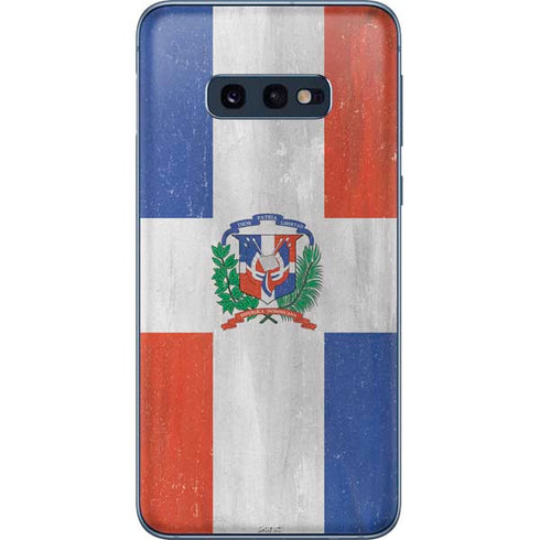 Dominican Republic Flag Faded Galaxy S10e Skin